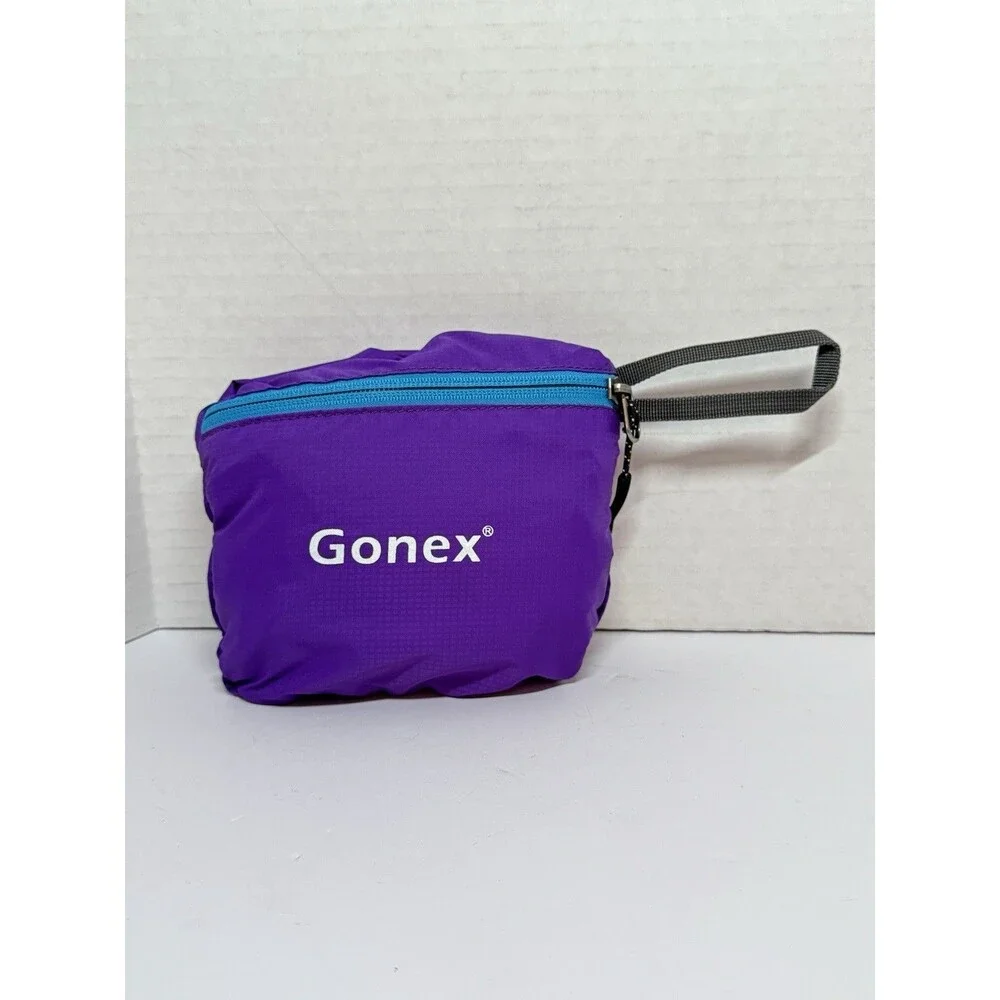GONEX Ultra Lightweight Foldable 20L Purple Water Resistant Backpack (Bx 4)